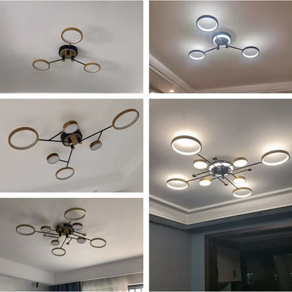 Valérie Modern Ring LED Pendant Chandelier Light