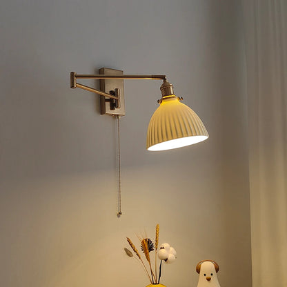 Geneviève Swing Arm Dual Head Wall Light