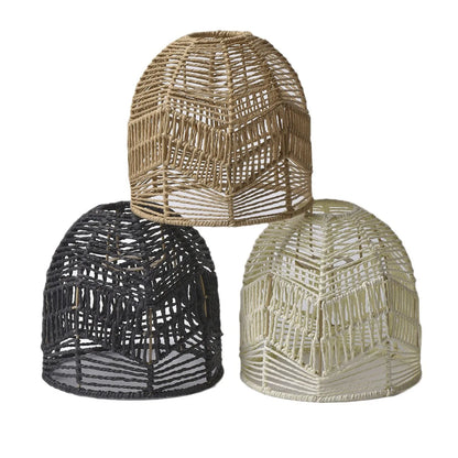 Élise Handwoven Paper Rope Lampshade Pendant E27 Creative Light Shade