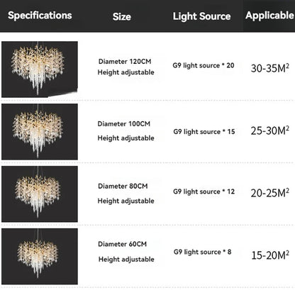 Isabelle K9 Crystal Tree Branch Chandelier Luxury Gold Ceiling Light