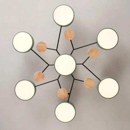 Anaïs Modern Tri-Color LED Ceiling Chandelier Light