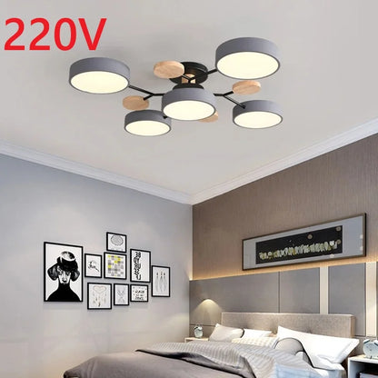 Anaïs Modern Tri-Color LED Ceiling Chandelier Light