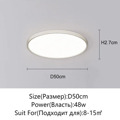 Juliette Ultrathin LED Remote Dimming Ceiling Light Modern