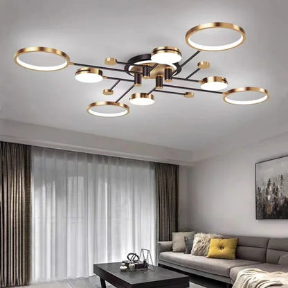 Valérie Modern Ring LED Pendant Chandelier Light