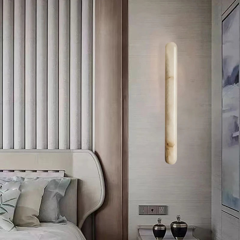 Colette Marble Wall Lamp Copper Sconce Minimalist Light