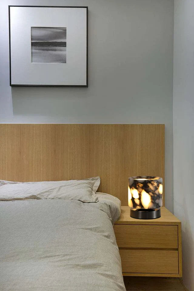 Camille Cosmo Glow Marble LED Bedside Lamp