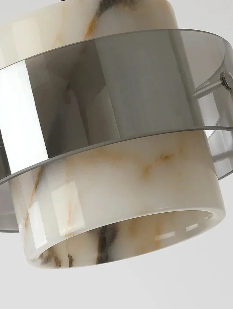 Selene Marble Halo Pendant Lamp