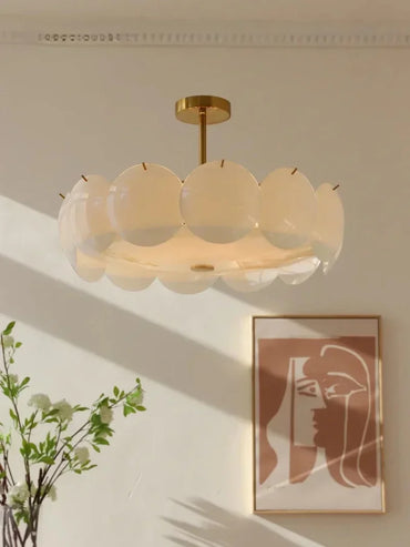 Amélie Aurora Shell Glass Pendant Lamp