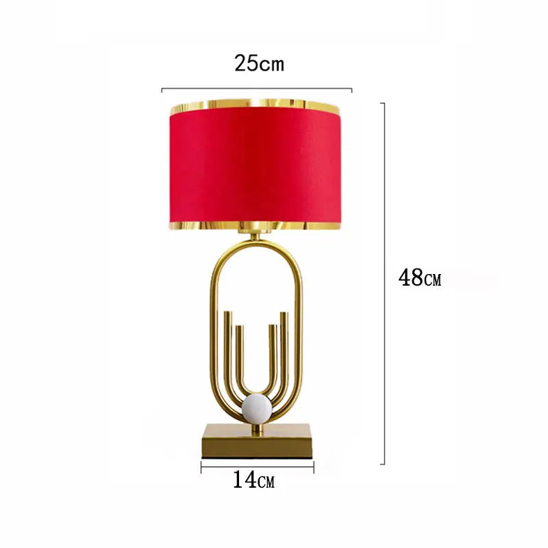 Orléans Modern Gold Geometric Table Lamp