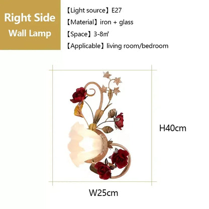Amélie Nordic Flower Creative Semi-Flush Ceiling Light