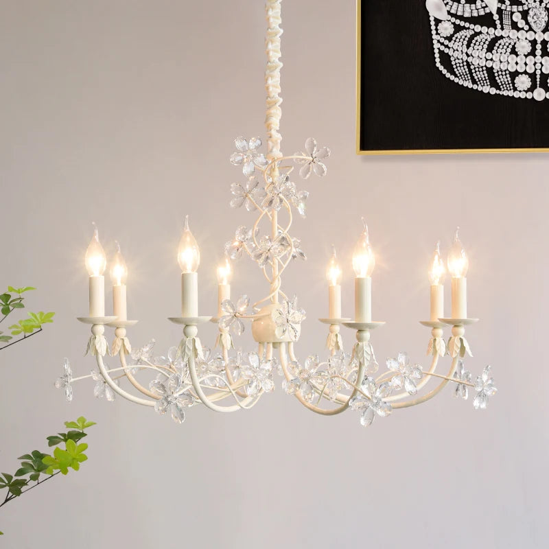 Amélie Crystal Flower Romantic European Chandelier