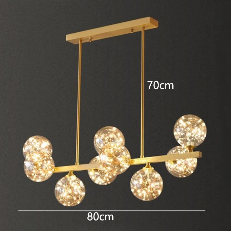 Aurélie Modern LED Pendant Chandelier for Living & Dining Rooms