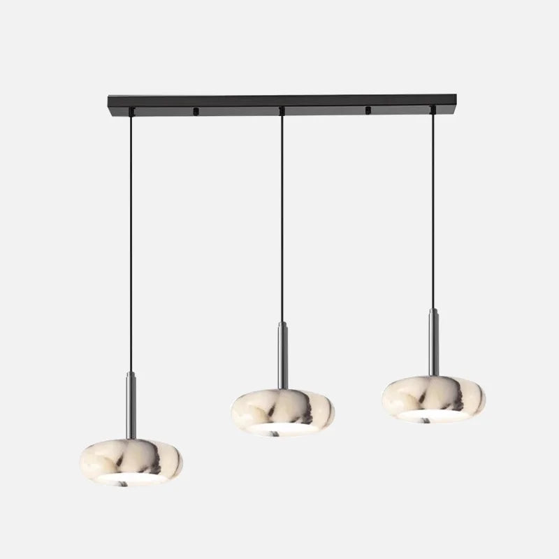 Élise Eclipse Mini Marble Disc Pendant Lamp