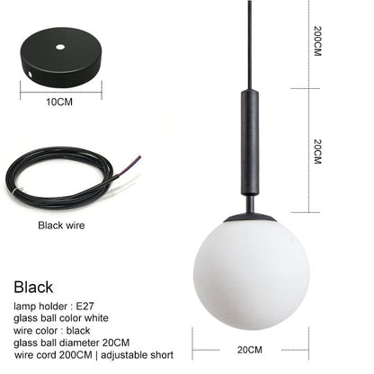 Florence Nordic Black Pendant Light