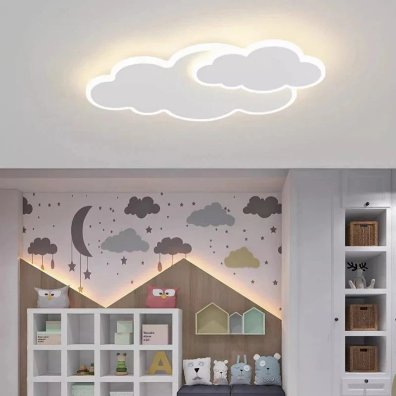 Élodie Creative Cloud LED Ceiling Light Kids Room Dimmable