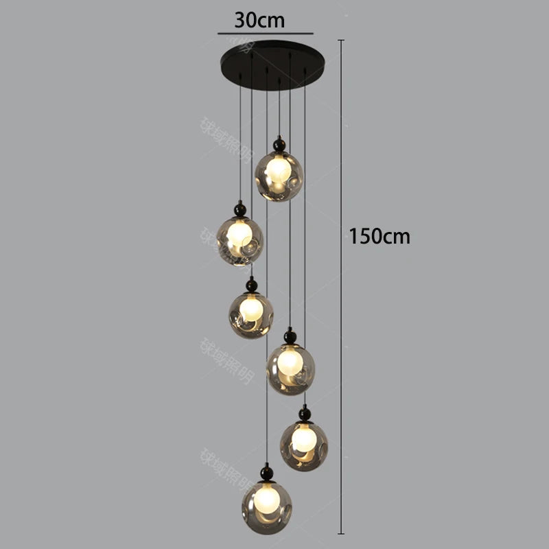 Sophie Luxury Crystal Multi-Head Pendant Chandelier