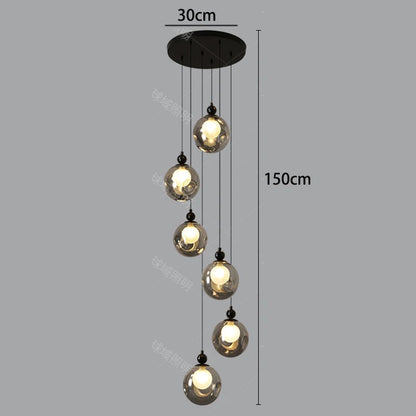 Sophie Luxury Crystal Multi-Head Pendant Chandelier
