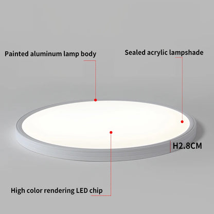 Juliette Ultrathin LED Remote Dimming Ceiling Light Modern