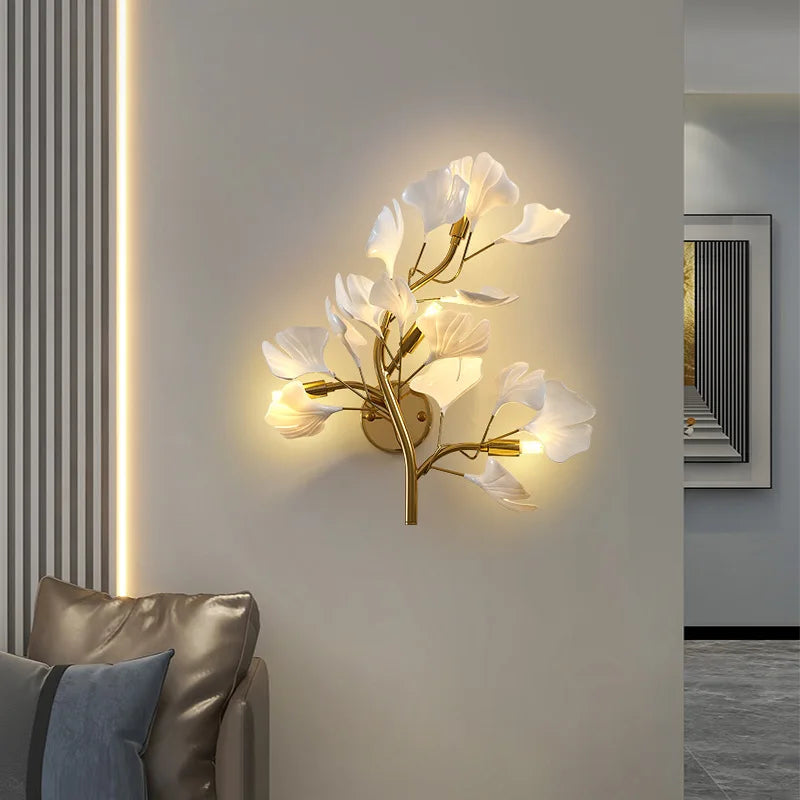 Joséphine Leaf Wall Lamp