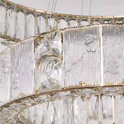 Élodie Crystal Staircase LED Chandelier Pendant Light