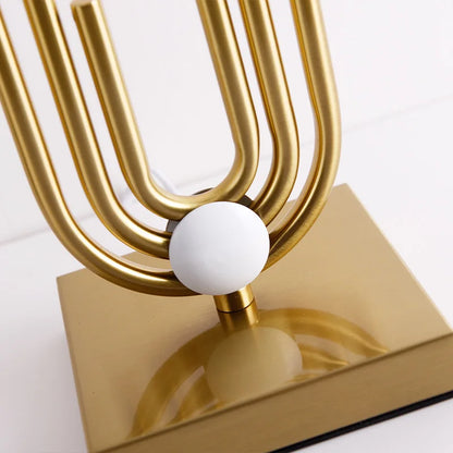 Orléans Modern Gold Geometric Table Lamp