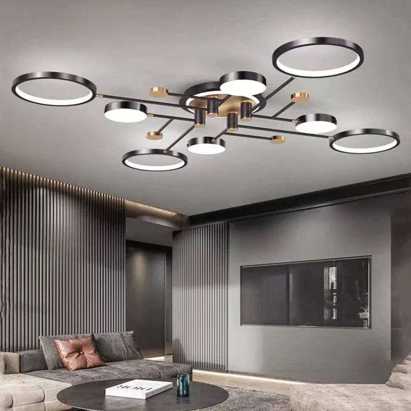 Valérie Modern Ring LED Pendant Chandelier Light