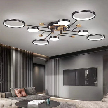Valérie Modern Ring LED Pendant Chandelier Light