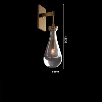 Elise Crystal Square Wall Lamp Nordic Modern