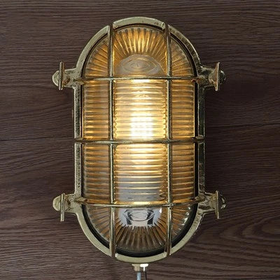 Adélaïde Outdoor Glass Wall Lamp IP44 Vintage