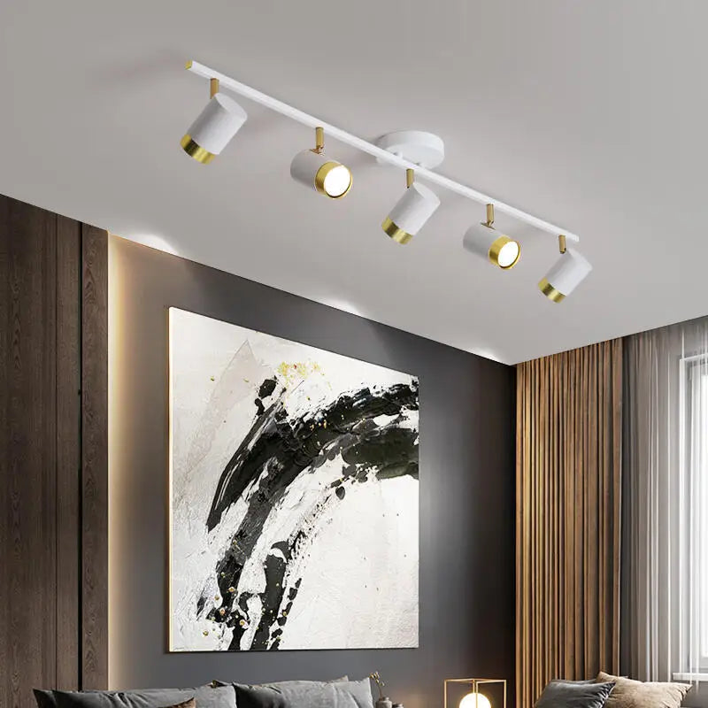 Élise Modern Black & White LED Ceiling Spotlight Lamp