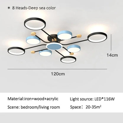 Céline Modern Multi-Light LED Ceiling Chandelier