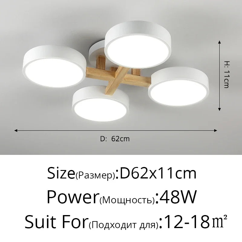 Chloé Nordic Macaron LED Ceiling Chandelier Light