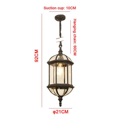 Émilie Outdoor European Pendant Light Waterproof Garden