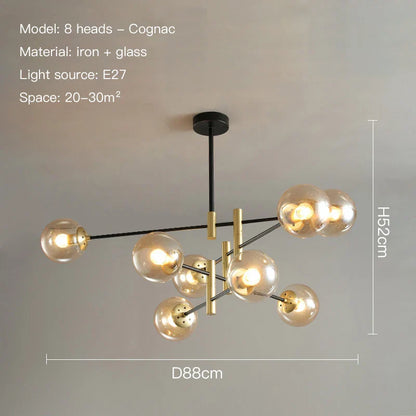 Juliette Contemporary Dual-Tone Chandelier