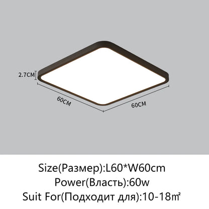 Juliette Ultrathin LED Remote Dimming Ceiling Light Modern