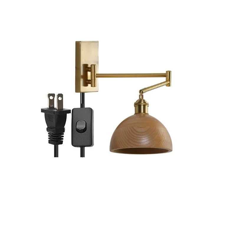 Madeleine Rotating Wall Lamp Pull Chain Switch