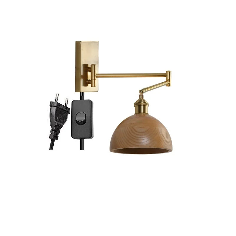 Madeleine Rotating Wall Lamp Pull Chain Switch