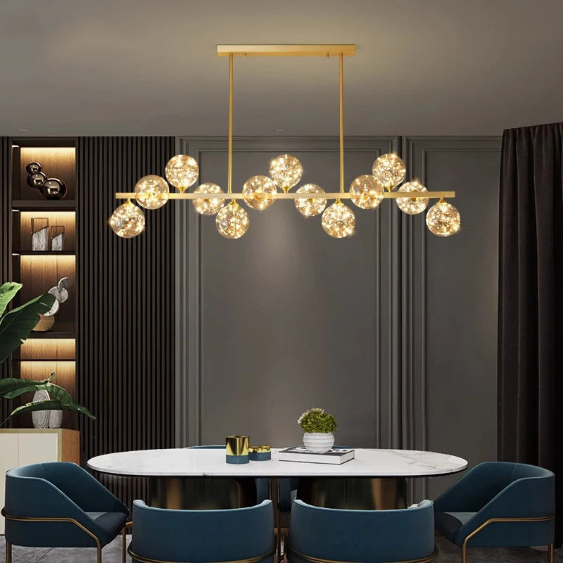 Aurélie Modern LED Pendant Chandelier for Living & Dining Rooms