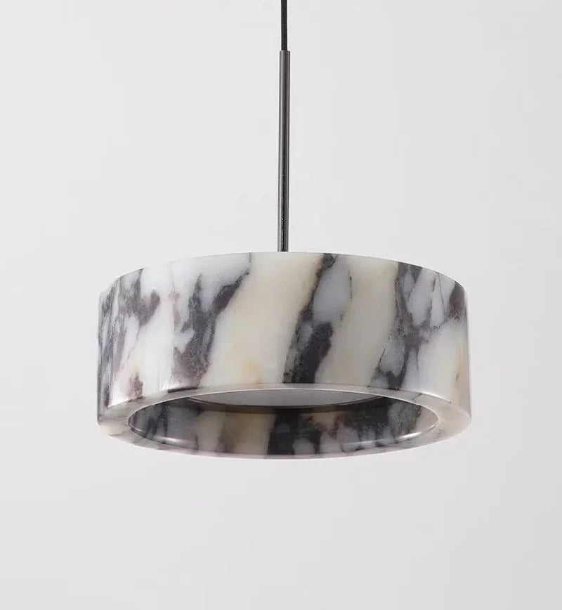 Elara Alabaster Stone Core Pendant