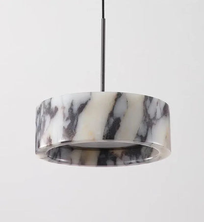 Elara Alabaster Stone Core Pendant