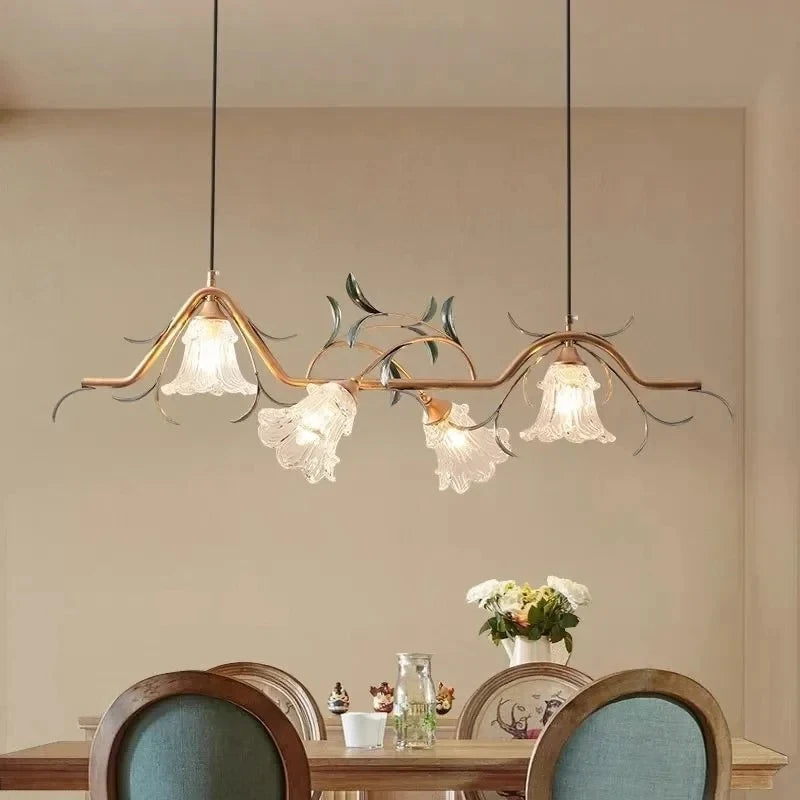 Adèle Floral Pendant Chandelier for Dining & Bedroom Interiors