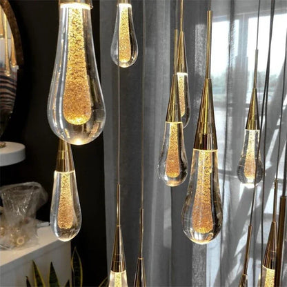 Madeleine Crystal Drop Chandelier Light