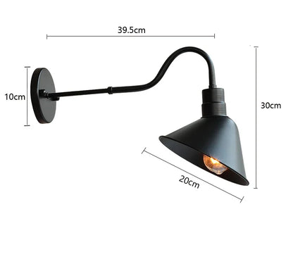 Sophie Industrial Adjustable Outdoor Wall Lamp E27 Vintage Sconce