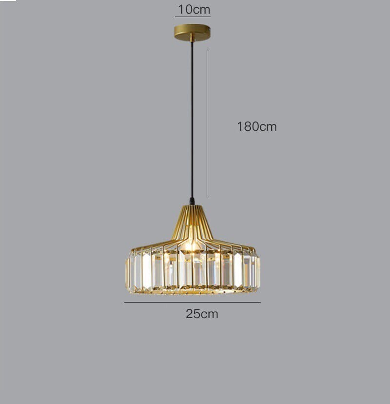 Vivienne Prismatic Crystal Pendant