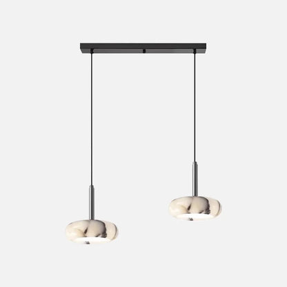 Élise Eclipse Mini Marble Disc Pendant Lamp