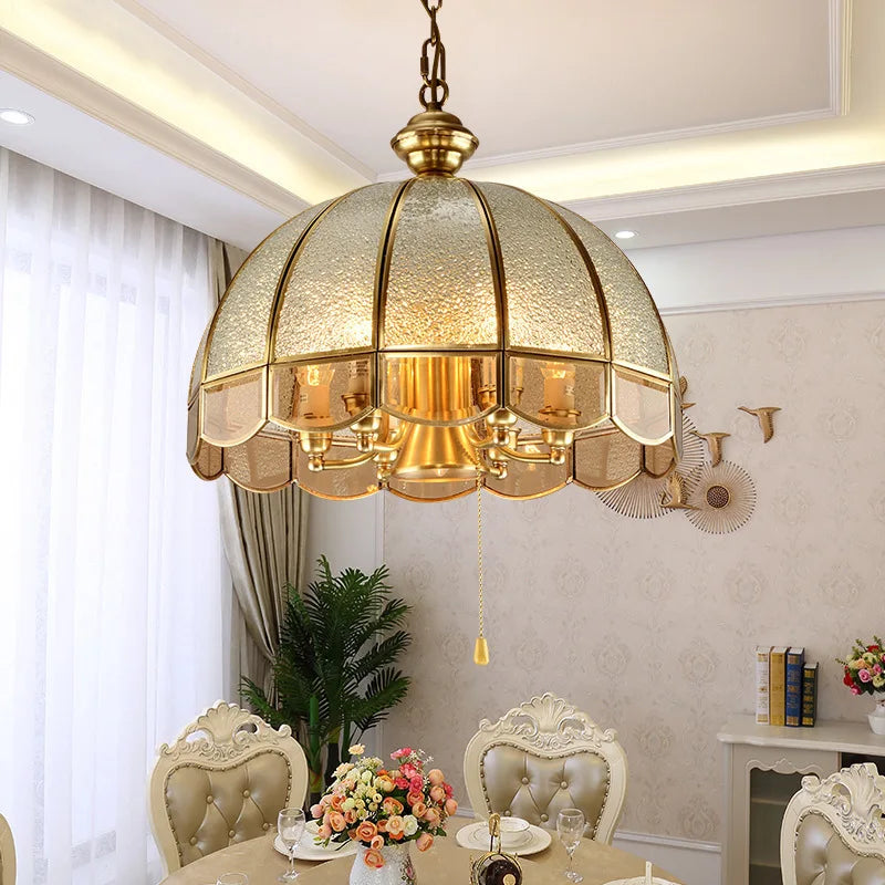 Eléonore Vintage Copper Chandelier for Dining & Hallway Spaces