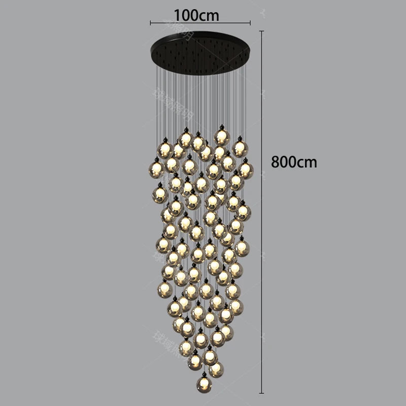 Sophie Luxury Crystal Multi-Head Pendant Chandelier