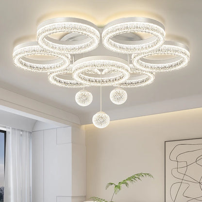 Élodie Modern Round LED Ceiling Chandelier Light