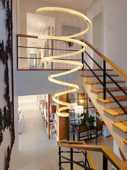 Modern Crystal Pendant Light for Dining Room and Living Room