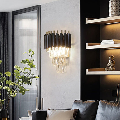 Sylvie Maestro Crystal Wall Lamp